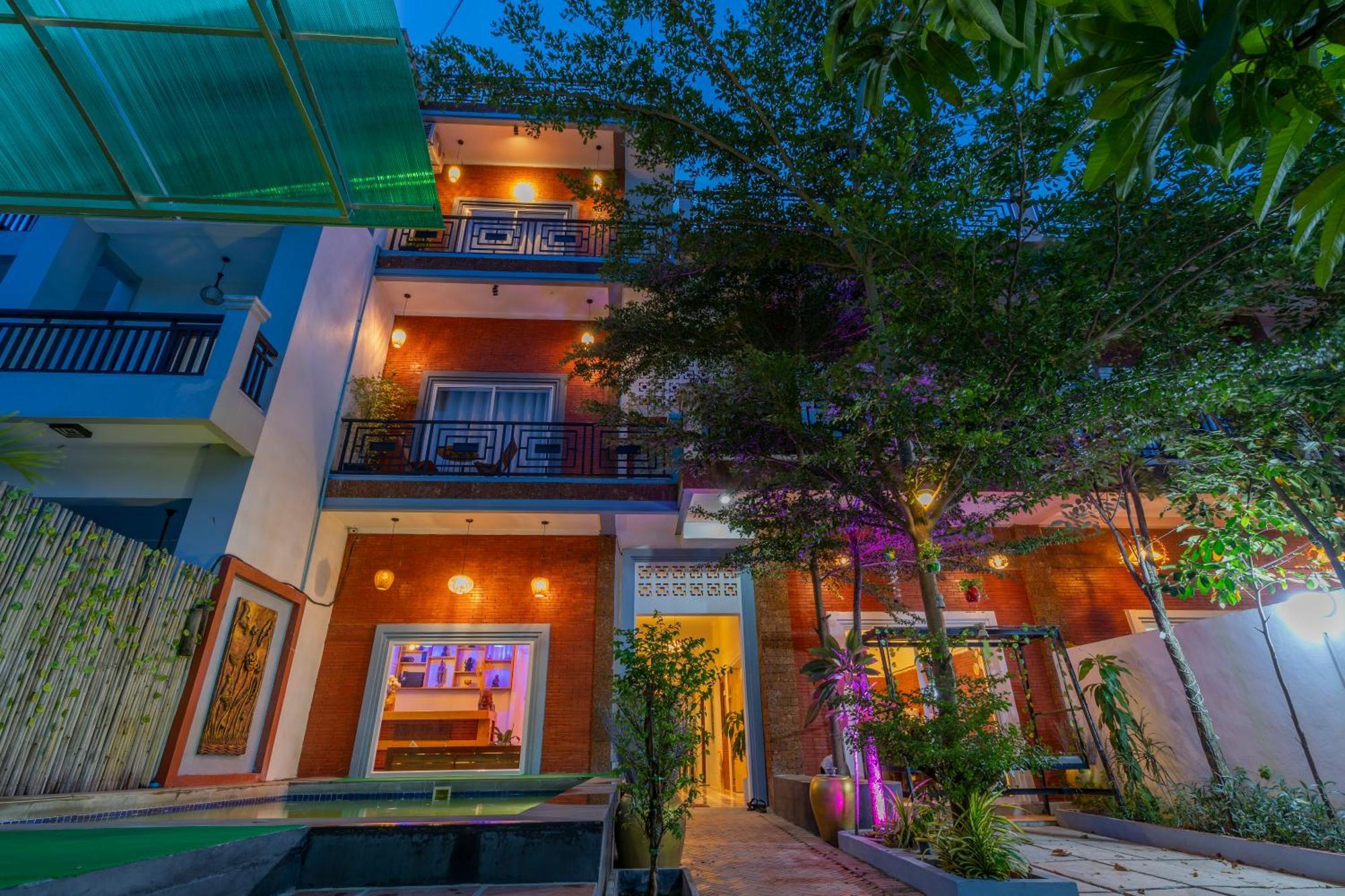 Bed and Breakfast Angkor Rithy Boutiquese Ciudad de Siem Riep Exterior foto